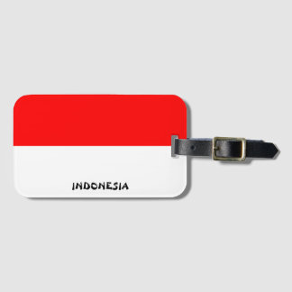 Etiqueta De Bagagem Patriótico Nacional da Indonésia