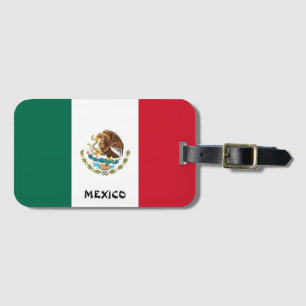Etiqueta De Bagagem Patriótico Nacional do México