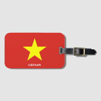 Etiqueta De Bagagem Patriótico Nacional do Vietname