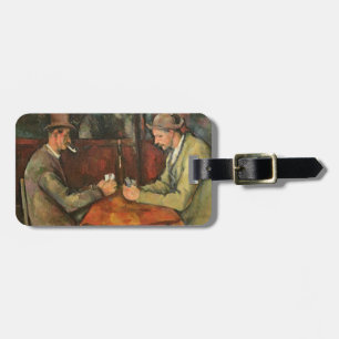Etiqueta De Bagagem Paul Cezanne   os jogadores de cartão, 1893-96