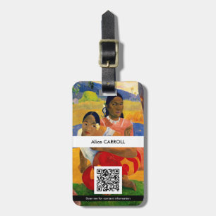 Etiqueta De Bagagem Paul Gauguin - Quando Você Vai Casado? - Código QR