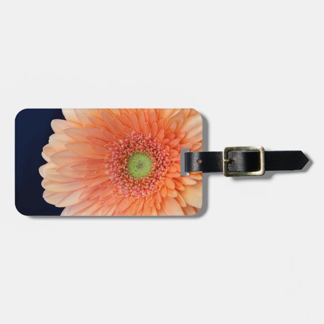 Etiqueta De Bagagem Peach Gerbera (Frente Horizontal)