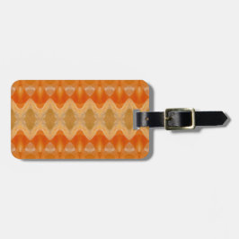 Etiqueta De Bagagem Peachy Ikat
