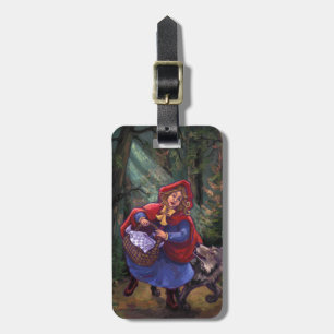 Etiqueta De Bagagem Pequeno Chapéu Vermelho