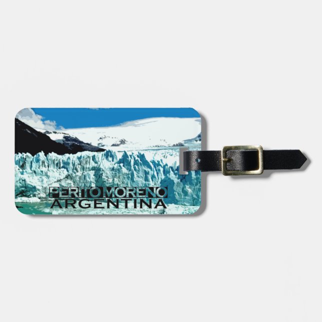 Etiqueta De Bagagem Perito Moreno (Frente Horizontal)