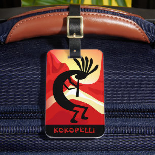 Etiqueta De Bagagem Personalização do Deserto de Kokopelli