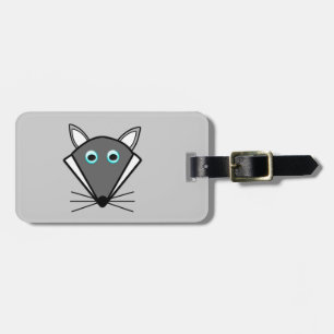 Etiqueta De Bagagem Personalização do Lobo de Halloween