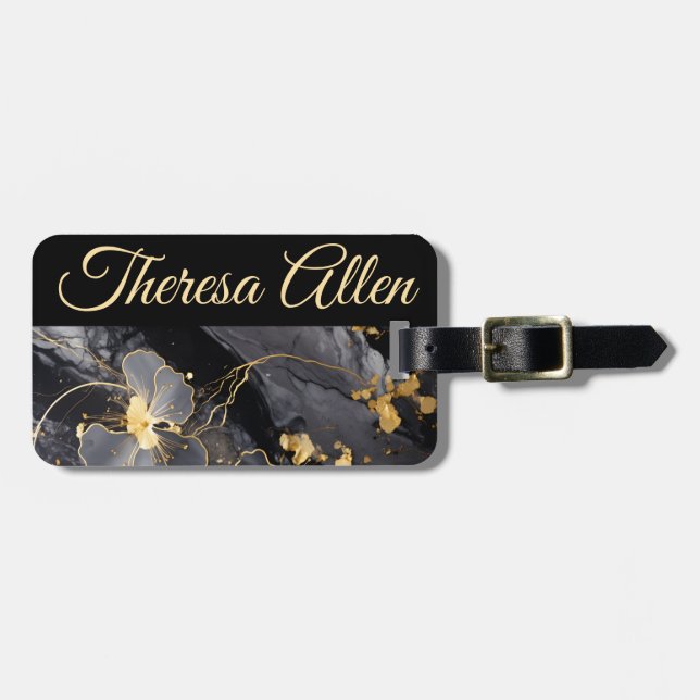 Etiqueta de bagagem personalizada (Frente Horizontal)