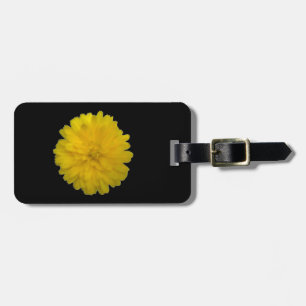 Etiqueta de Bagagem Personalizada Amarela Marigold