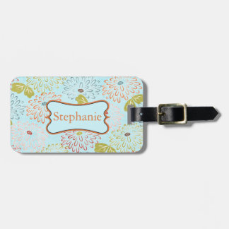 Etiqueta de Bagagem Personalizada Azul