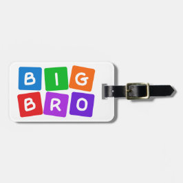 Etiqueta de bagagem personalizada Big Bro