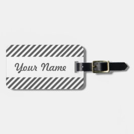 Etiqueta de bagagem Personalizada Black and White