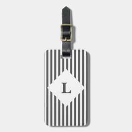 Etiqueta de bagagem Personalizada Black and White