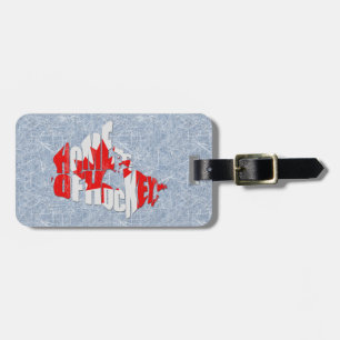 Etiqueta de Bagagem Personalizada Canadá Casa do H