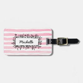 Etiqueta de Bagagem Personalizada, com faixa de co