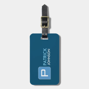 etiqueta de bagagem personalizada com identificado