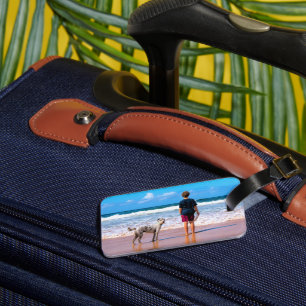 Etiqueta de Bagagem Personalizada com o Design de 
