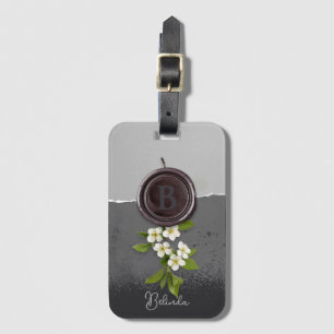 Etiqueta de Bagagem Personalizada com Selo de Cera
