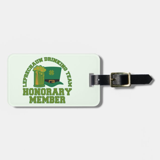 Etiqueta de bagagem personalizada da Equipe de Beb (Frente Horizontal)