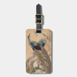 Etiqueta de bagagem personalizada de arte japonesa