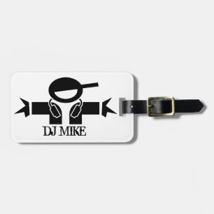 Etiqueta de bagagem personalizada de DJ DJ Gear