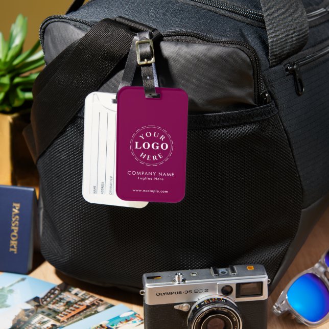Etiqueta de Bagagem Personalizada - Estilo de Viag (Frente e Verso)