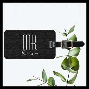 Etiqueta de bagagem personalizada MR Texturizada F