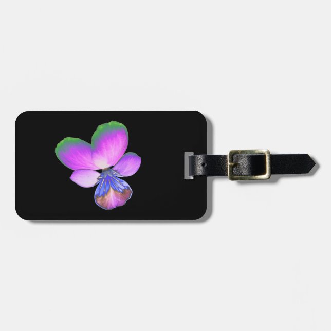 Etiqueta de Bagagem Personalizada Pansível bonito (Frente Horizontal)