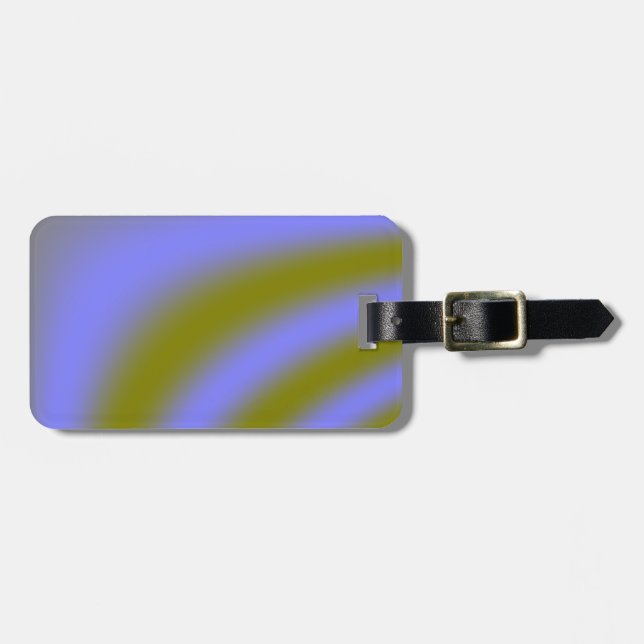 Etiqueta de Bagagem Personalizada para Nuvens Fluo (Frente Horizontal)