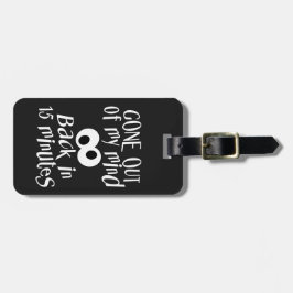 Etiqueta de bagagem personalizada "Saiu da minha m