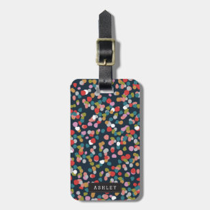 Etiqueta De Bagagem Personalizado   Ashley Dots