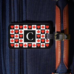 Etiqueta De Bagagem Personalizado canadense - Letra personalizada cana