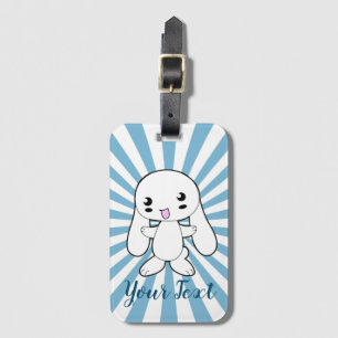 Etiqueta De Bagagem Personalizado de Hug do Coelhinho Kawaii