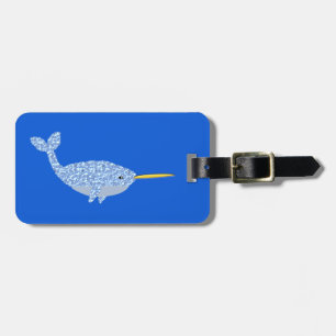 Etiqueta De Bagagem Personalizado de Narração do Menino Azul-Bonito