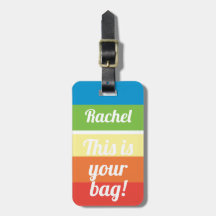 Personalizado Esta é a sua bolsa Funny Rainbow LBG
