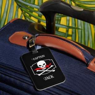 Etiqueta De Bagagem Personalizado Jolly Roger (Cutlass)