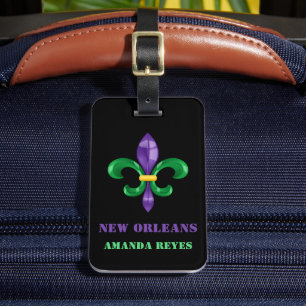 Etiqueta De Bagagem Personalizado Retro Nova Orleans