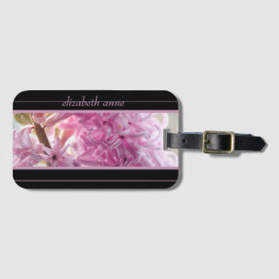 Etiqueta De Bagagem Personalizar Hyacinth Rosa