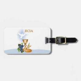 Etiqueta De Bagagem Personalizar, RCIA Felicita o Sacramento Católico