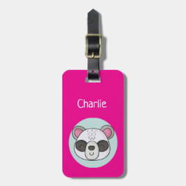 Etiqueta de Bagagem Personalizável com Cartoon de