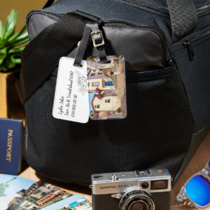 Etiqueta de Bagagem Personalizável com Paisagem Ur