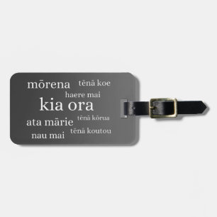 Etiqueta de bagagem PERSONALIZÁVEL da Nova Zelândi