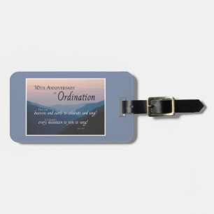 Etiqueta De Bagagem Personalize a 30a classificação Congrats do
