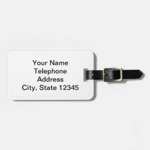 Etiqueta De Bagagem Personalize! Base de padrão sólido