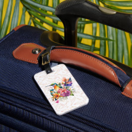 Etiqueta De Bagagem Personalize Beija-Flores