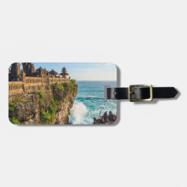 Etiqueta De Bagagem Personalize Uluwatu Templo de Falésia de Bali Viag
