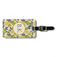 Personalized Summer Lemon Kiwi Luggage Tag 