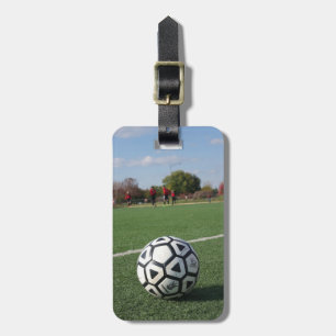 Etiqueta De Bagagem Perspectiva do tempo do jogo - Futebol / Futebol