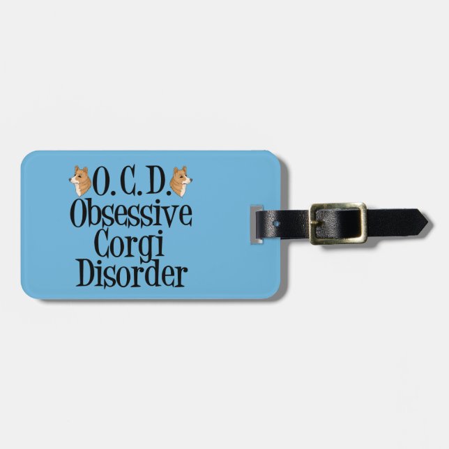 Etiqueta De Bagagem Perturbação Óssea Obsessiva (Frente Horizontal)