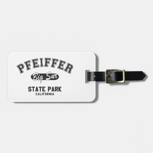Etiqueta De Bagagem Pfeiffer Big Sur State Park, Califórnia (Frente Horizontal)